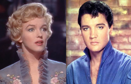 Elvis Presley, Marilyn Monroe