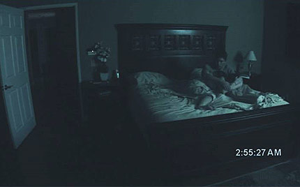 Kép a Paranormal Activity című filmből